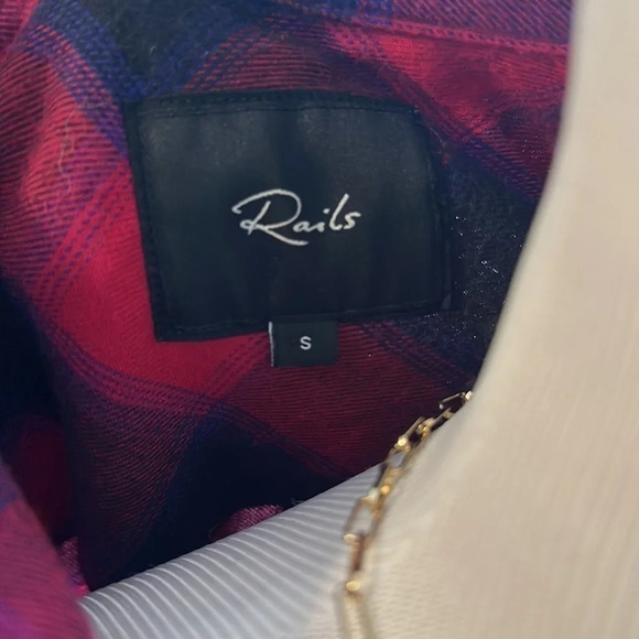 Awesome RAILS Flannel Button Down, Size Small, EEUC - Picture 6 of 6